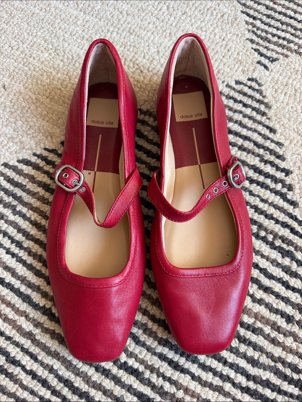 Dolce Vita Rodni Red Mary Jane Flats